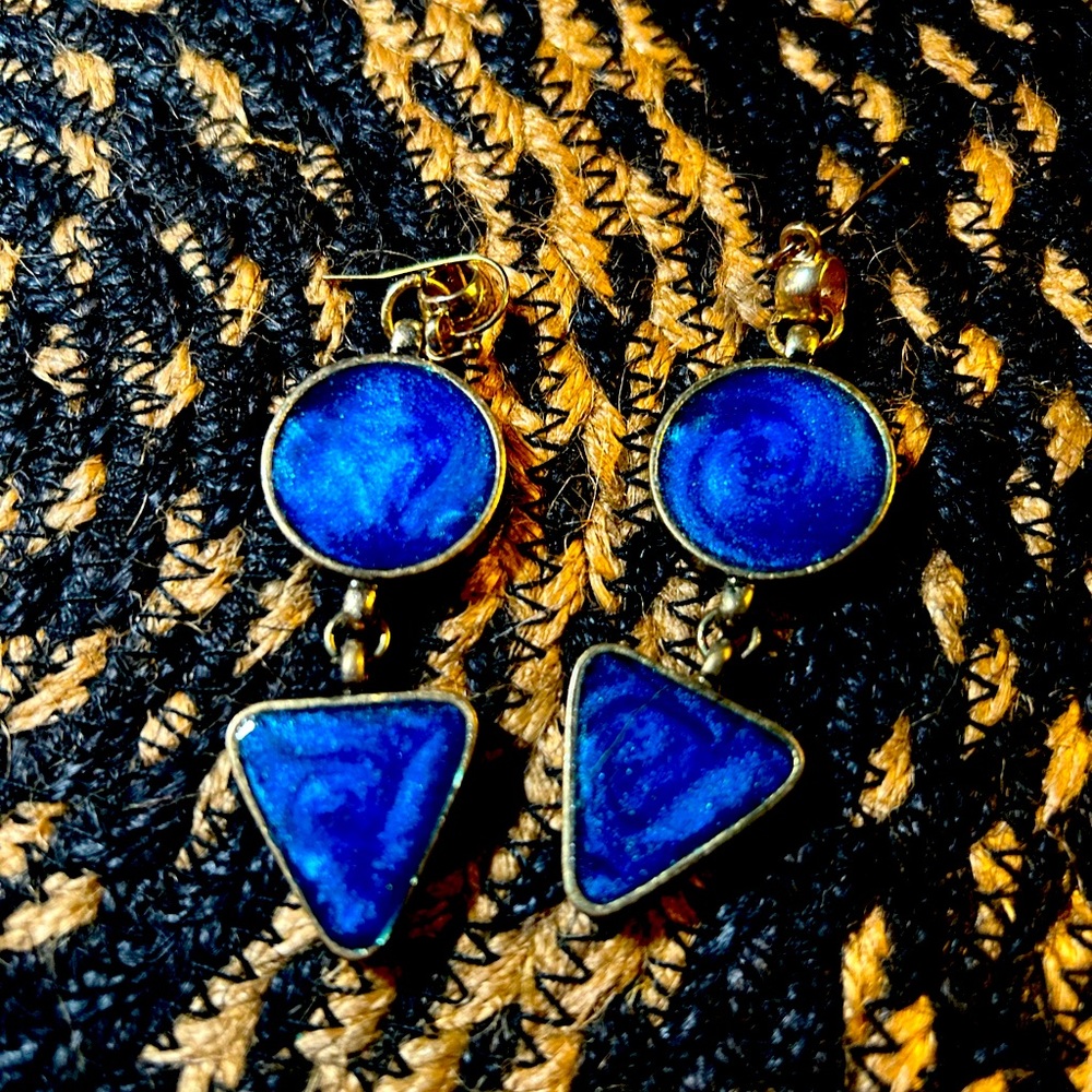 Blue Earrings